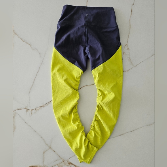 Zyia Active Neon Yellow Parallel Luxe Leggings Sz 4 - Picture 14 of 14